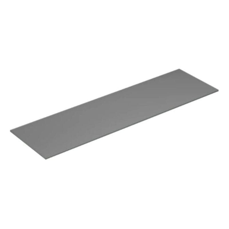 Dansani Calidris Form Topplate B40-232xH1xD40cm Lys grå matt / 140cm Dansani Benkeplate bad DA-630714002