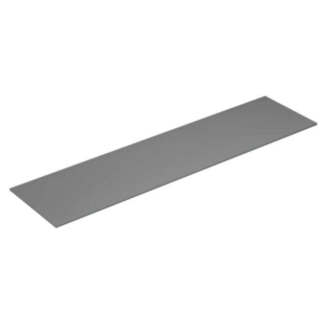 Dansani Calidris Form Topplate B40-232xH1xD40cm Lys grå matt / 160cm Dansani Benkeplate bad DA-630716002