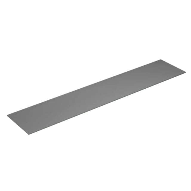Dansani Calidris Form Topplate B40-232xH1xD40cm Lys grå matt / 180cm Dansani Benkeplate bad DA-630718002
