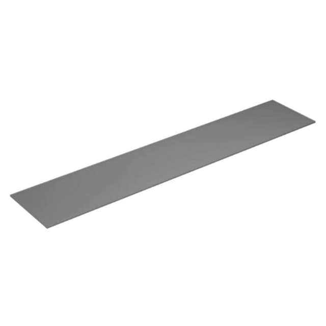 Dansani Calidris Form Topplate B40-232xH1xD40cm Lys grå matt / 200cm Dansani Benkeplate bad DA-630720002