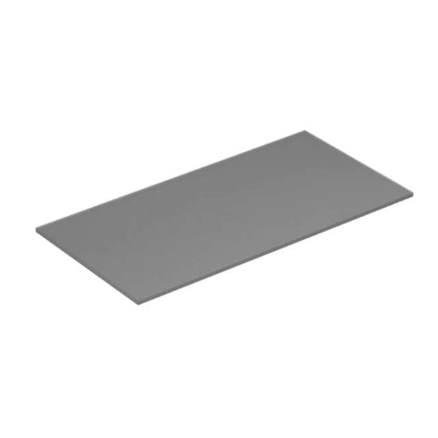 Dansani Calidris Form Topplate B40-232xH1xD40cm Lys grå matt / 80cm Dansani Benkeplate bad DA-630708002