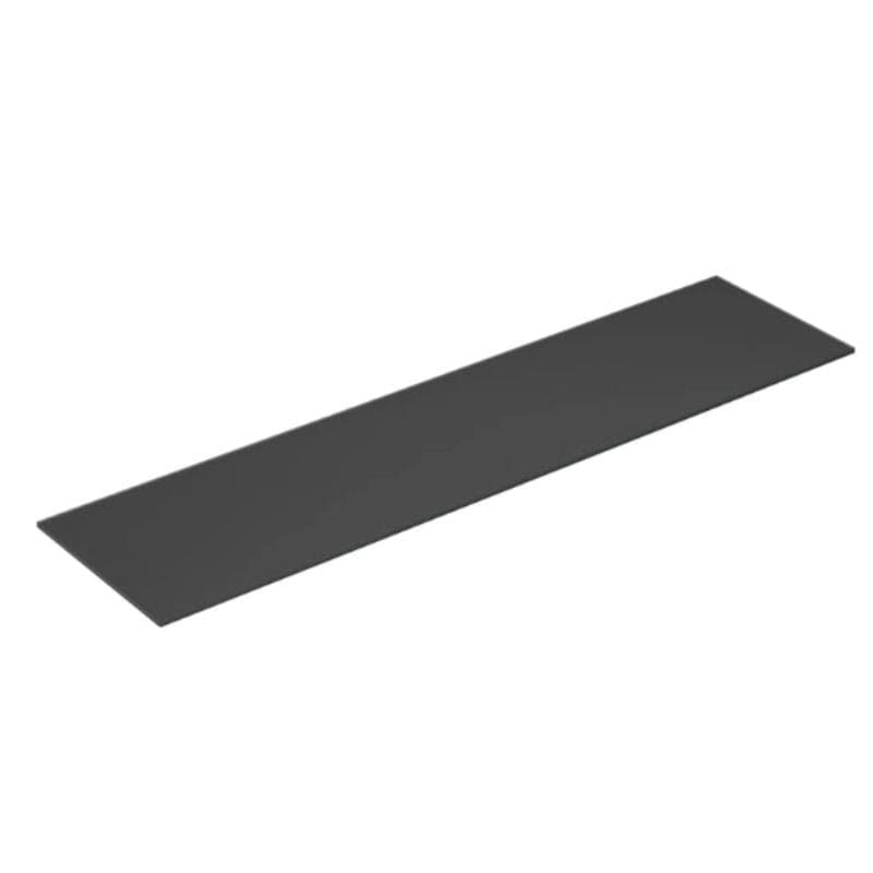 Dansani Calidris Form Topplate B40-232xH1xD40cm Mørk grå matt / 140cm Dansani Benkeplate bad DA-630714007