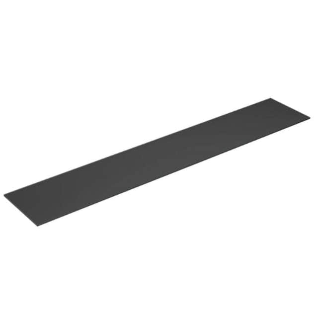 Dansani Calidris Form Topplate B40-232xH1xD40cm Mørk grå matt / 220cm Dansani Benkeplate bad DA-630722007