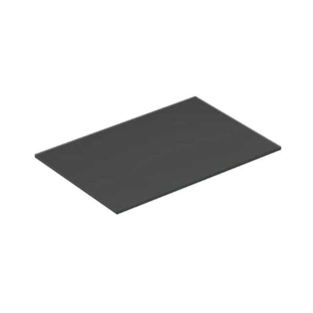 Dansani Calidris Form Topplate B40-232xH1xD40cm Mørk grå matt / 60cm Dansani Benkeplate bad DA-630706007