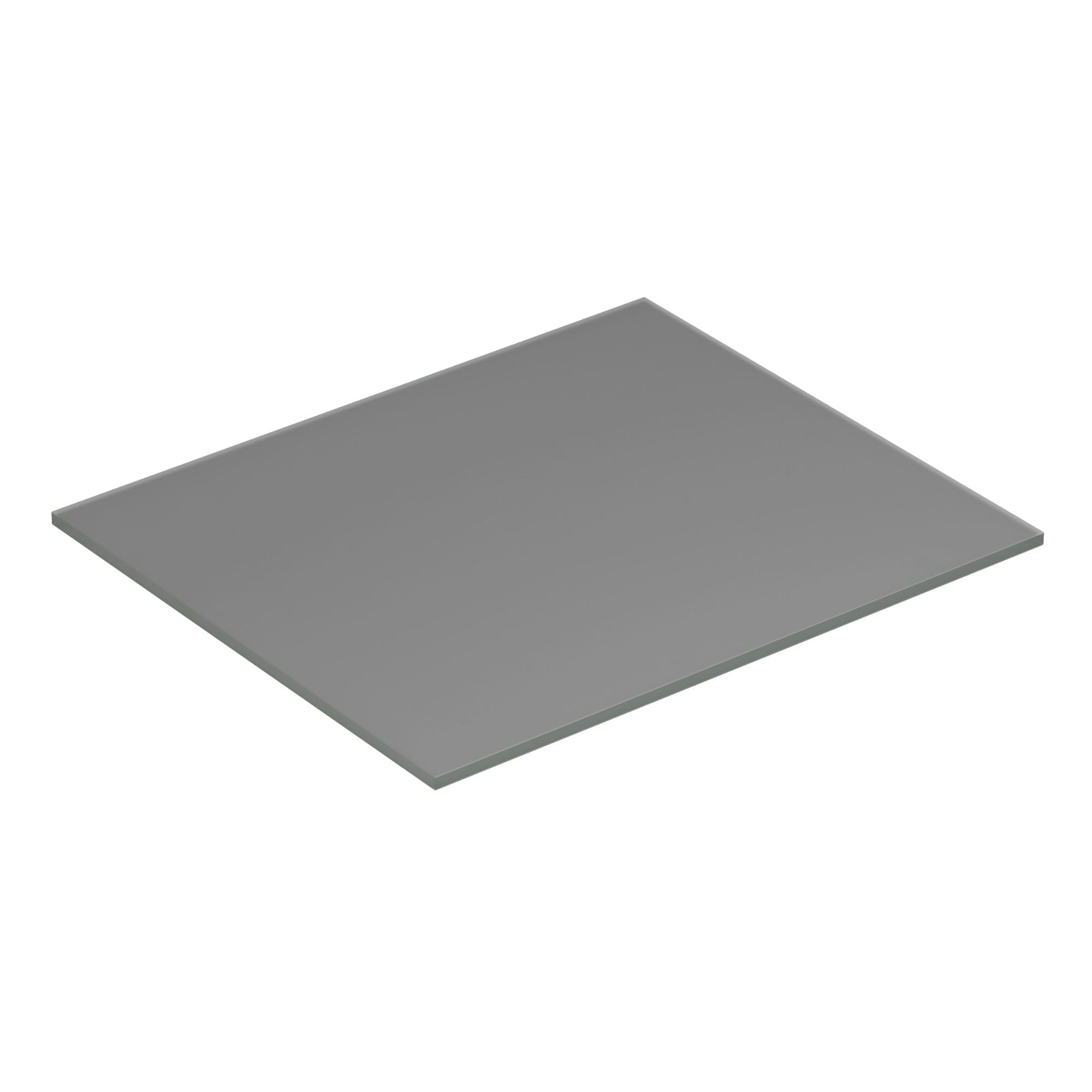 Dansani Calidris Form Topplate B40-232xH1xD50cm Lys grå matt / 60cm Dansani Benkeplate bad DA-630806002