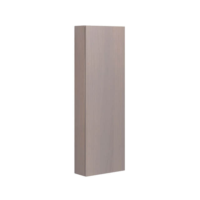 Dansani CALIDRIS Glatt Høyskap 1 dør D16cm Grå eik / 120cm / Høyre hengslet Dansani Høyskap bad DA-C63-1176