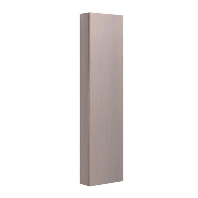Dansani CALIDRIS Glatt Høyskap 1 dør D16cm Grå eik / 160cm / Høyre hengslet Dansani Høyskap bad DA-C65-1176