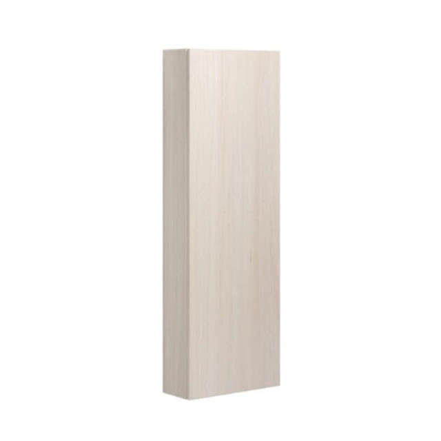 Dansani Calidris Glatt Høyskap 1 dør D16cm Hvit eik / 120cm / Høyre hengslet Dansani Høyskap bad DA-C63-1175