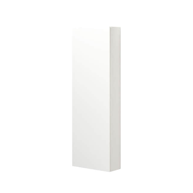 Dansani CALIDRIS Glatt Høyskap 1 dør D16cm Hvit matt / 120cm / Venstre hengslet Dansani Høyskap bad DA-C63-1210
