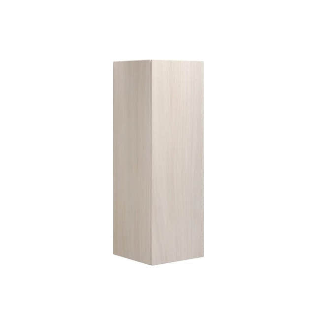 Dansani Calidris Glatt Høyskap 1 dør D40cm Hvit eik / Høyre hengslet / 120cm Dansani Høyskap bad DA-C64-1175