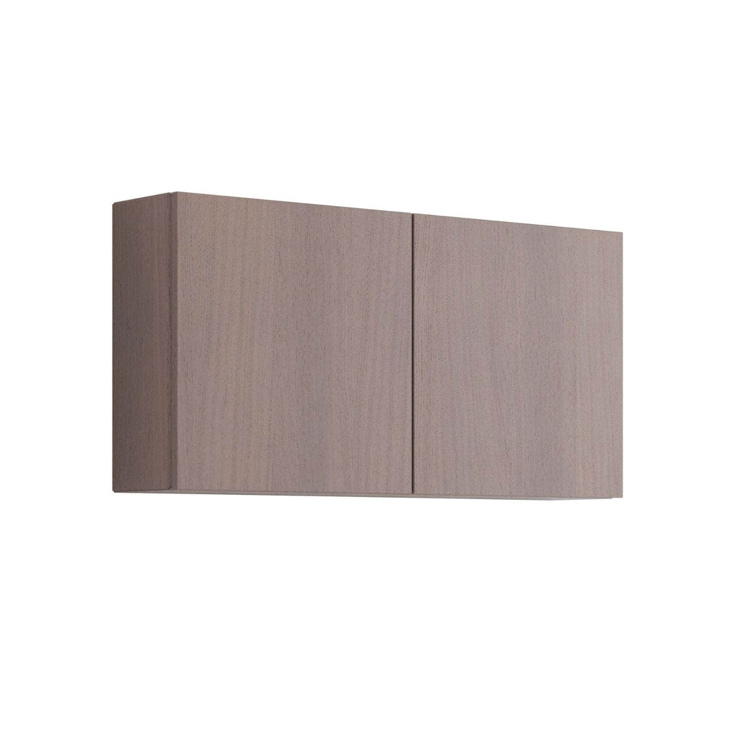 Dansani Calidris Glatt Overskap 2 dører Grå eik / 40cm Dansani Sideskap bad DA-C97-1076