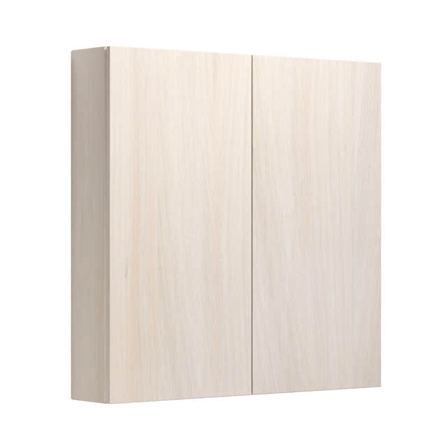 Dansani Calidris Glatt Overskap 2 dører Hvit eik / 80cm Dansani Sideskap bad DA-C34-1075