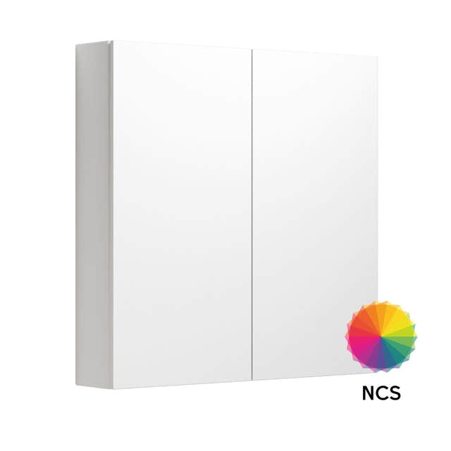 Dansani Calidris Glatt Overskap 2 dører NCS eik / 80cm Dansani Sideskap bad DA-C34-1066