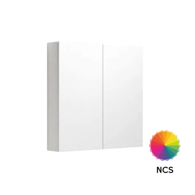 Dansani Calidris Glatt Overskap 2 dører NCS eik Dansani Sideskap bad DA-C34-1066