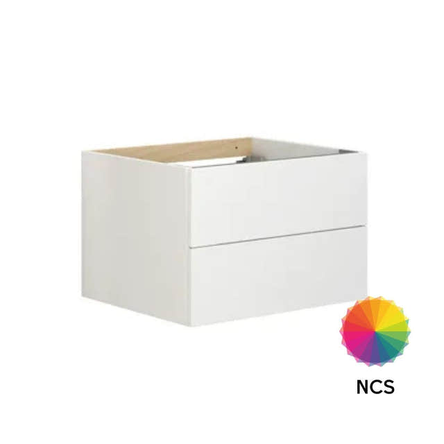 Dansani Calidris Glatt Servantskap 2 skuff D50cm NCS farge / 60cm Dansani Servantskap DA-C21-1099