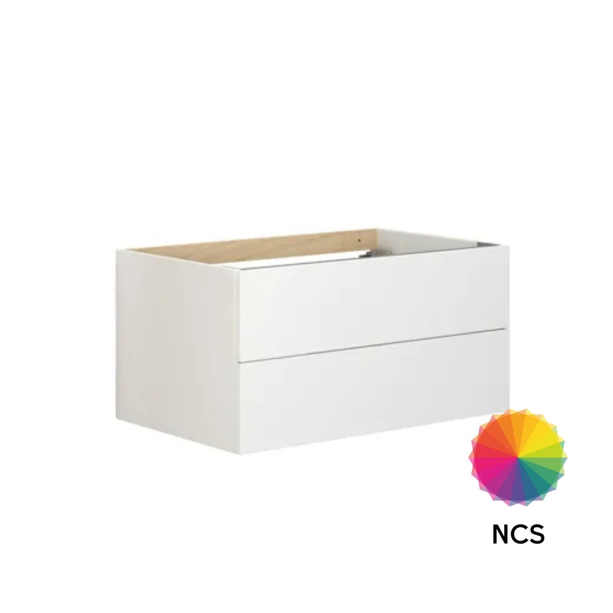 Dansani Calidris Glatt Servantskap 2 skuff D50cm NCS farge / 80cm Dansani Servantskap DA-C22-1099