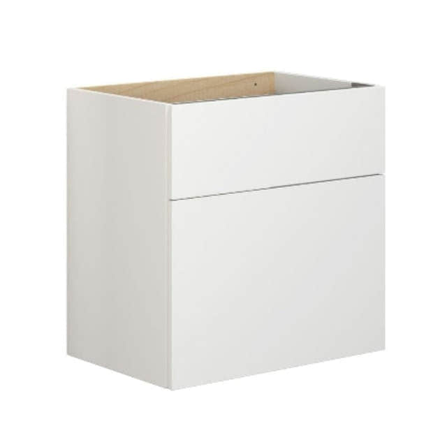 Dansani Calidris Glatt Servantskap D40cm 2 skuff ekstra høy underskuff Hvit matt / 60cm Dansani Servantskap DA-C11-1010