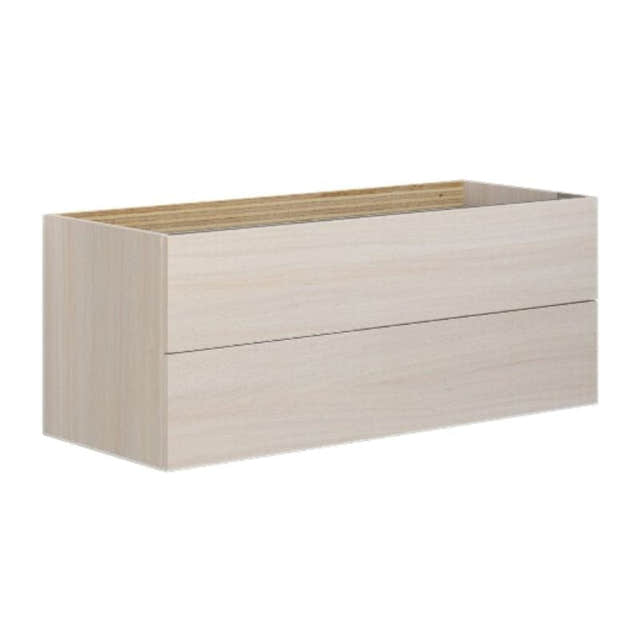 Dansani Calidris Glatt Servantskap D40cm 2 skuff Hvit eik / 100cm Dansani Servantskap DA-C08-1075