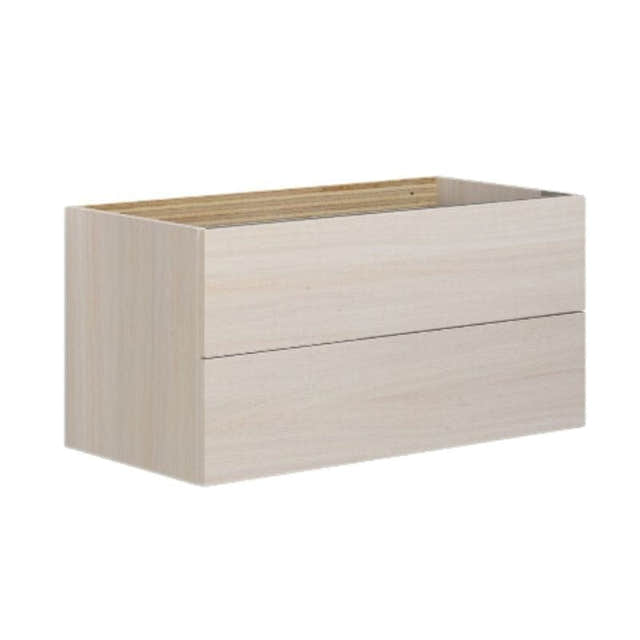 Dansani Calidris Glatt Servantskap D40cm 2 skuff Hvit eik / 80cm Dansani Servantskap DA-C07-1075