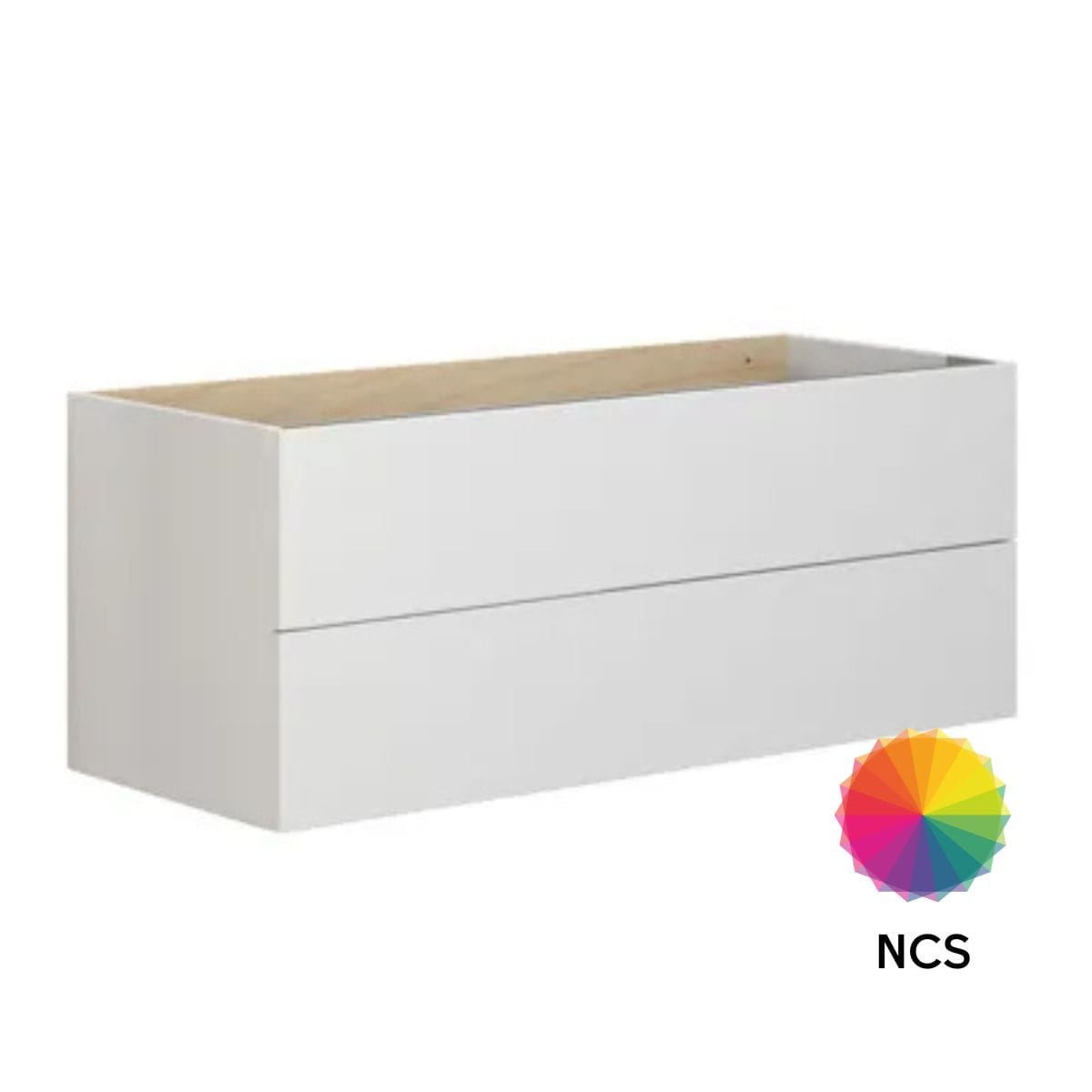 Dansani Calidris Glatt Servantskap D40cm 2 skuff NCS eik / 100cm Dansani Servantskap DA-C08-1066