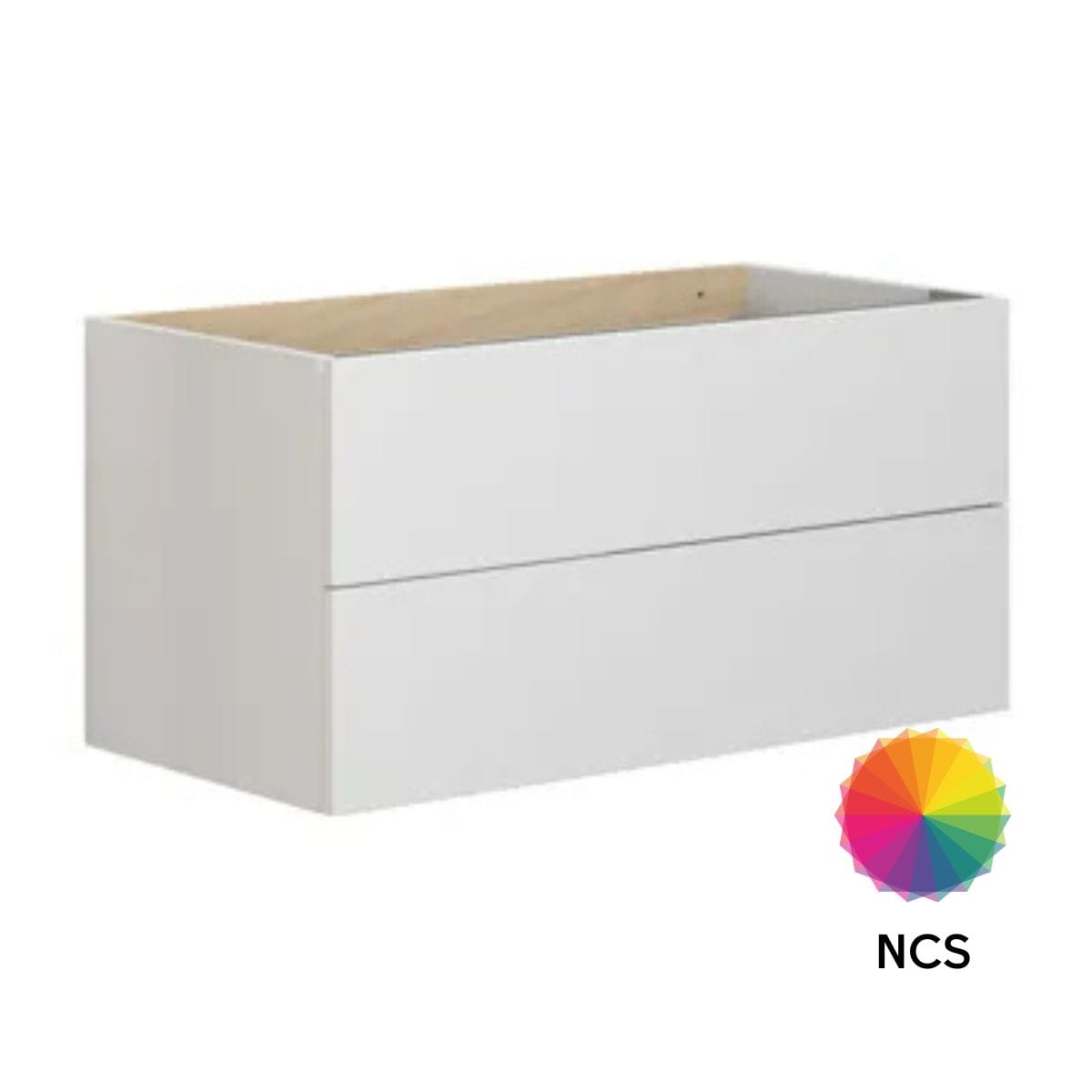 Dansani Calidris Glatt Servantskap D40cm 2 skuff NCS eik / 80cm Dansani Servantskap DA-C07-1066