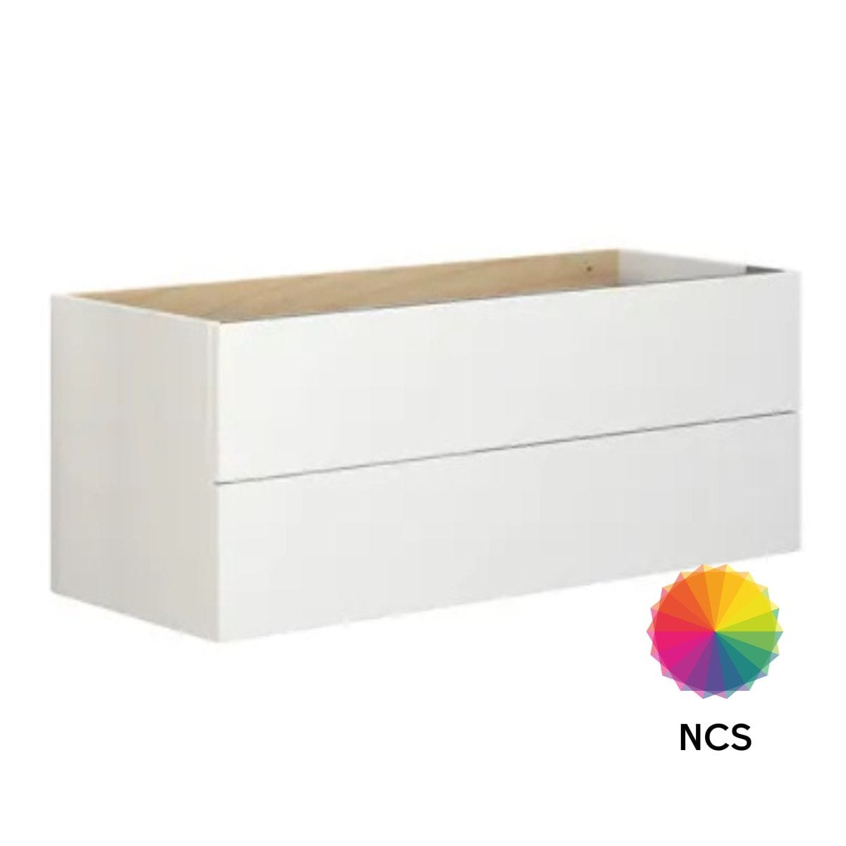 Dansani Calidris Glatt Servantskap D40cm 2 skuff NCS farge / 100cm Dansani Servantskap DA-C08-1099