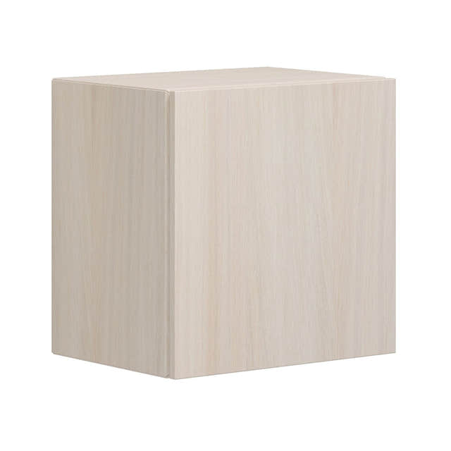 Dansani Calidris Glatt Skap 1 dør D30cm Hvit eik / Høyre / 40cm Dansani Sideskap bad DA-C35-1175