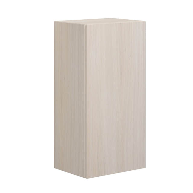Dansani Calidris Glatt Skap 1 dør D30cm Hvit eik / Høyre / 80cm Dansani Sideskap bad DA-C36-1175
