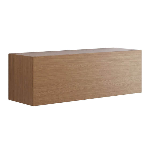 Dansani Calidris Glatt Skap 1 skuff D40cm Gyllen eik / 120cm Dansani Sideskap bad DA-C122-1074
