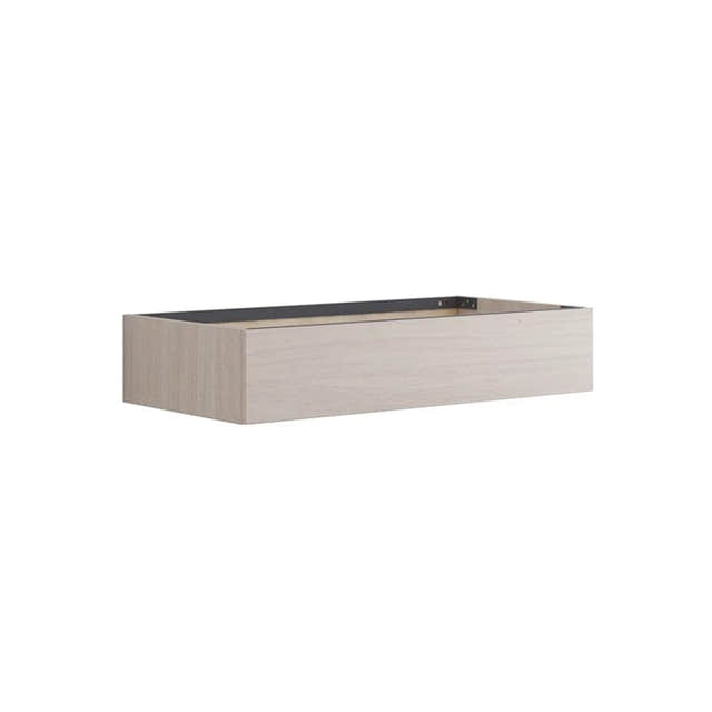 Dansani Calidris Glatt Skap 1 skuff D50cm Hvit eik / 100cm / 20cm Dansani Sideskap bad DA-C85-1075