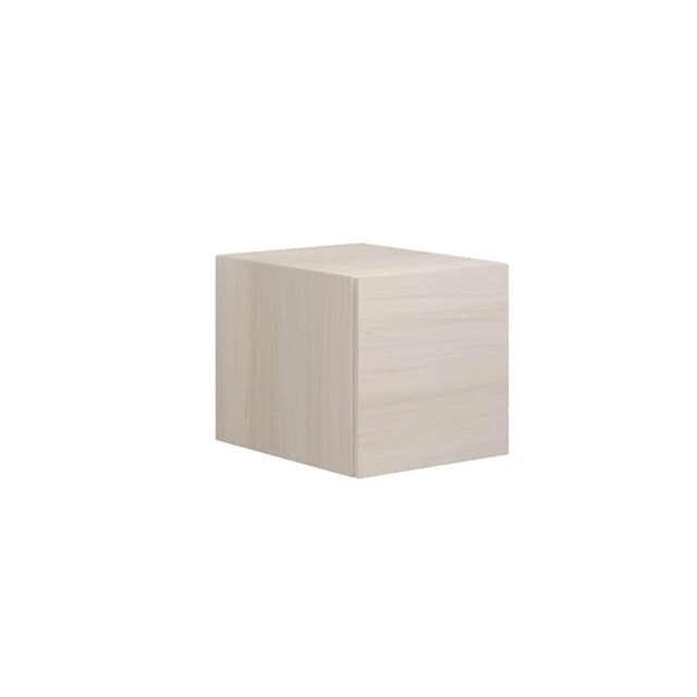 Dansani Calidris Glatt Skap 1 skuff D50cm Hvit eik / 40cm / 40cm Dansani Sideskap bad DA-C51-1075