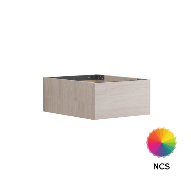 Dansani Calidris Glatt Skap 1 skuff D50cm NCS eik / 40cm / 20cm Dansani Sideskap bad DA-C82-1066