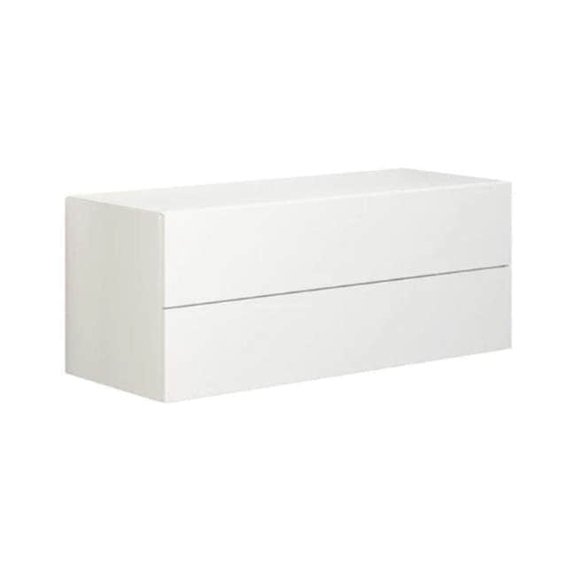 Dansani Calidris Glatt Skap 2 skuff D40cm Hvit matt / 100cm Dansani Sideskap bad DA-C46-1010
