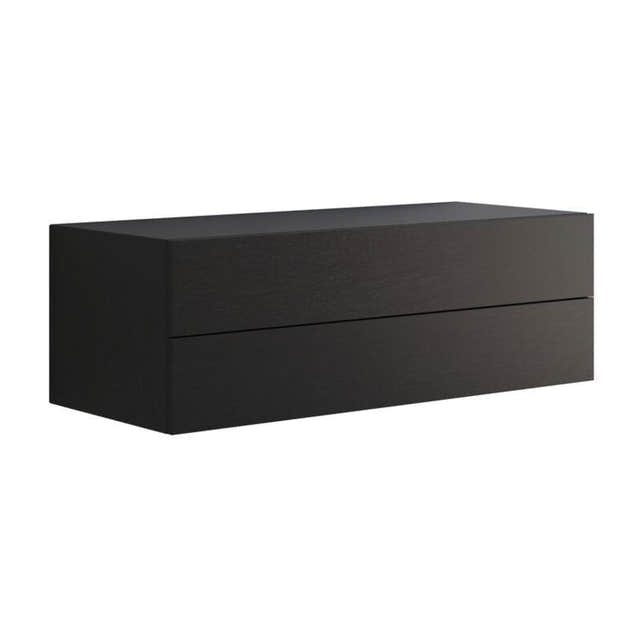 Dansani Calidris Glatt Skap 2 skuff D50cm Eik noir / 120cm Dansani Sideskap bad DA-C127-1044