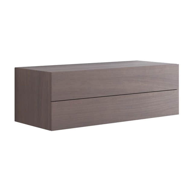 Dansani Calidris Glatt Skap 2 skuff D50cm Grå eik / 120cm Dansani Sideskap bad DA-C127-1076