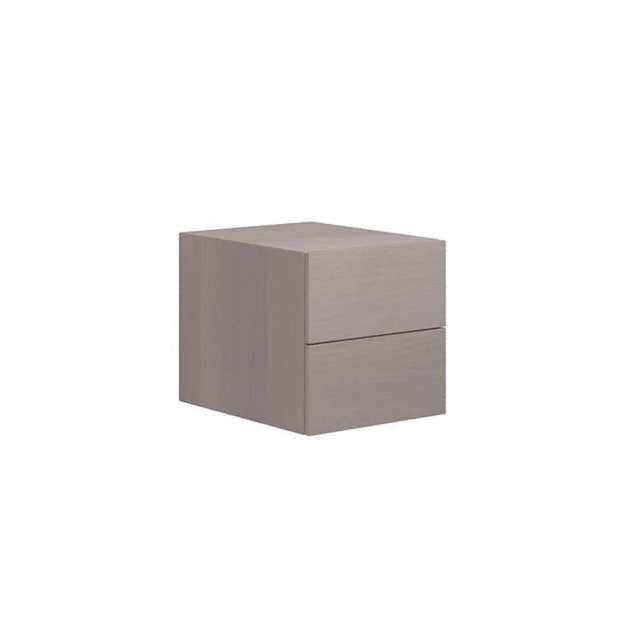Dansani Calidris Glatt Skap 2 skuff D50cm Grå eik / 40cm Dansani Sideskap bad DA-C55-1076