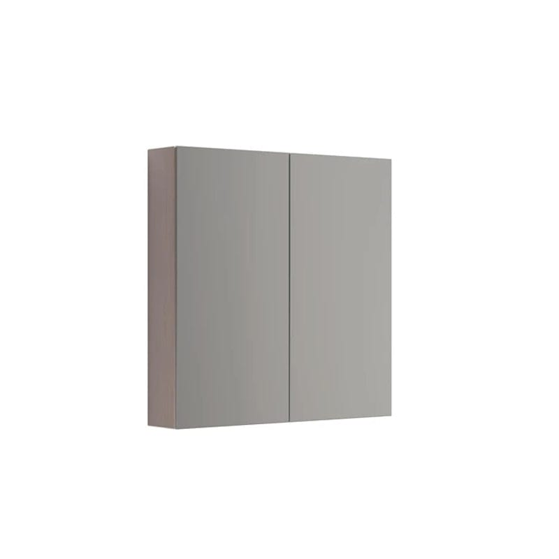 Dansani Calidris Overskap 2 dører B80xH80xD15cm - Speil Grå eik Dansani Sideskap bad DA-C34-5076