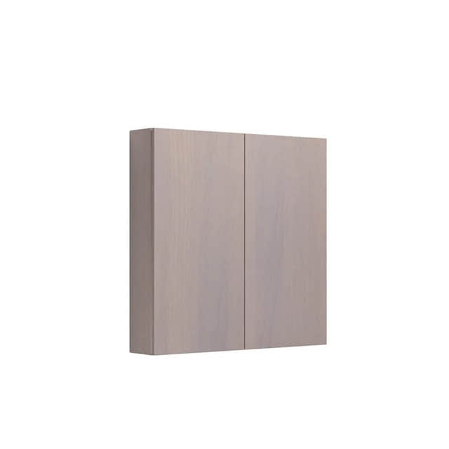 Dansani Calidris Overskap 2 dører B80xH80xD16cm - Glatt Grå eik Dansani Sideskap bad DA-C34-1076