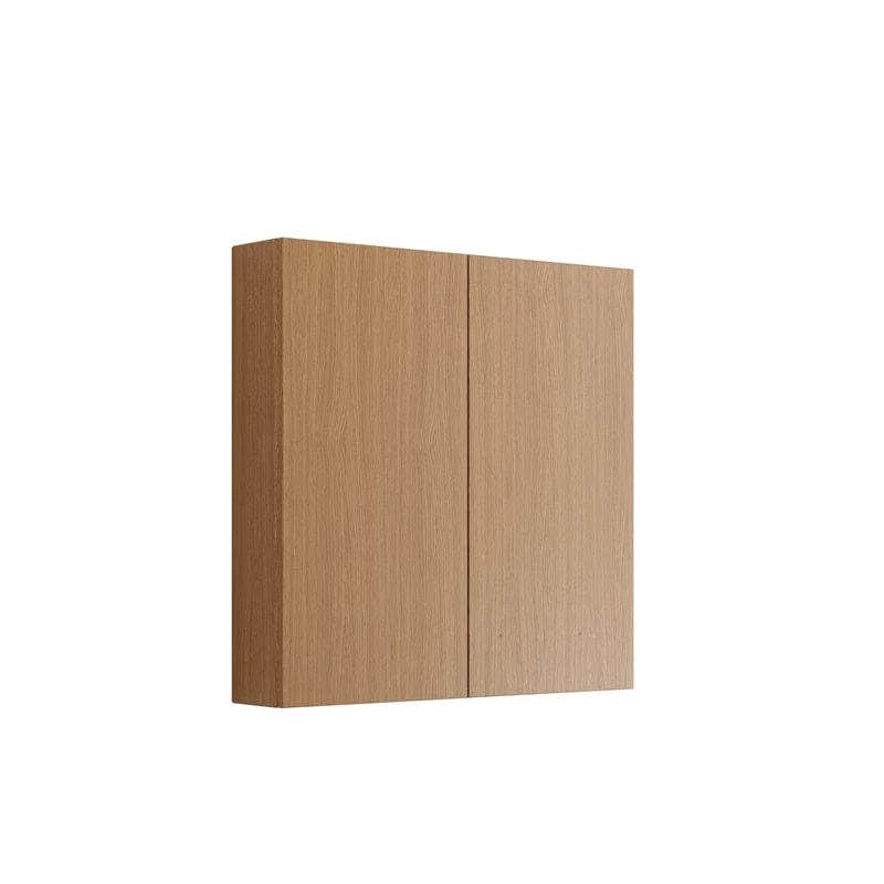 Dansani Calidris Overskap 2 dører B80xH80xD16cm - Glatt Gyllen eik Dansani Sideskap bad DA-C34-1074