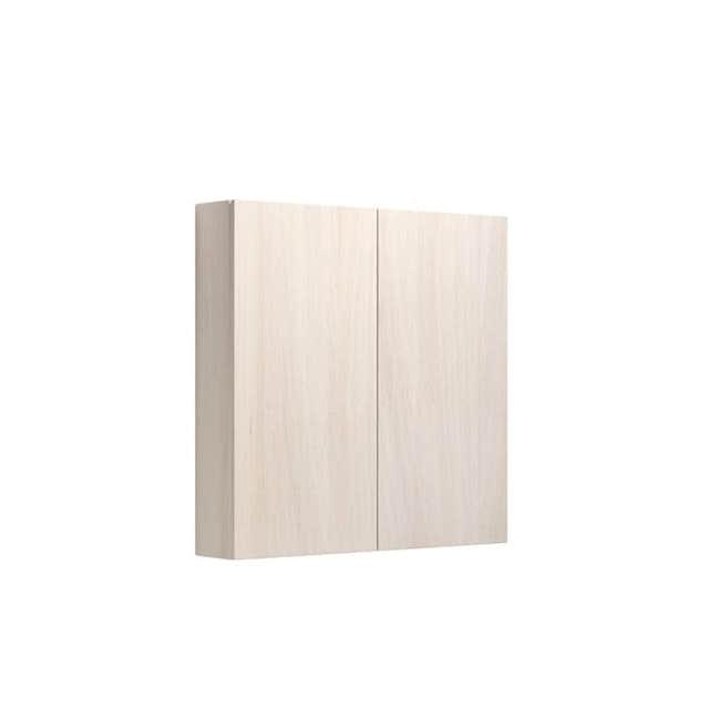 Dansani Calidris Overskap 2 dører B80xH80xD16cm - Glatt Hvit eik Dansani Sideskap bad DA-C34-1075