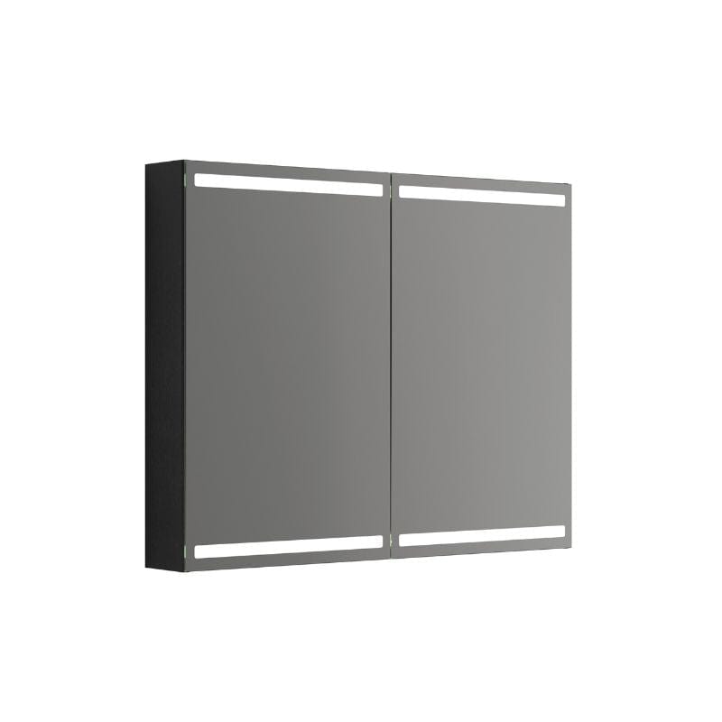 Dansani Calidris Parallel Speilskap 100cm 2 dører / Eik noir Dansani Speilskap DA-S840-144