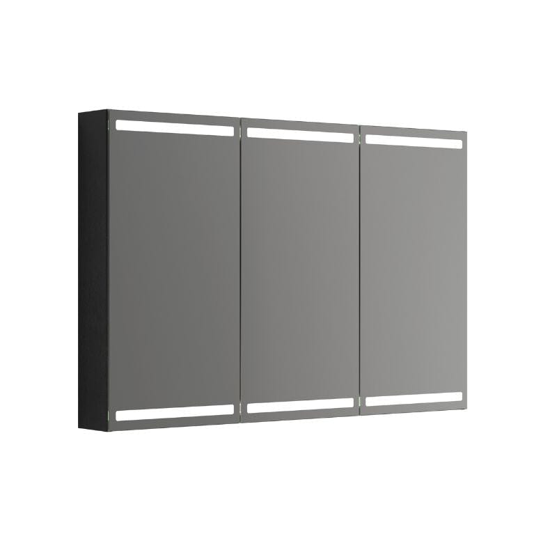 Dansani Calidris Parallel Speilskap 120cm 3 dører / Eik noir Dansani Speilskap DA-S843-144