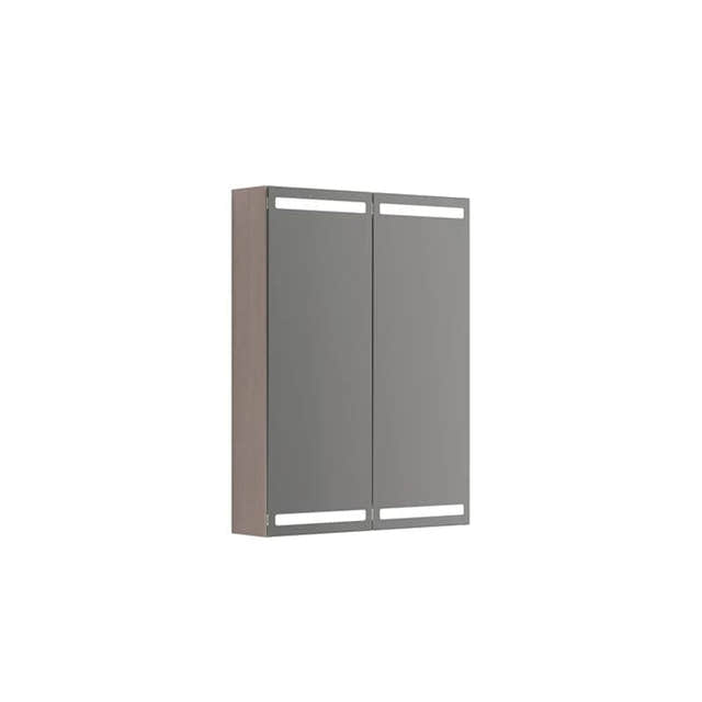 Dansani Calidris Parallel Speilskap 60cm 2 dører / Grå eik Dansani Speilskap DA-S846-176