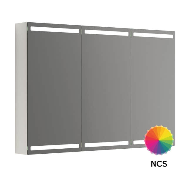Dansani Calidris Parallel Speilskap NCS farge / 120cm 3 dører Dansani Speilskap DA-S843-199
