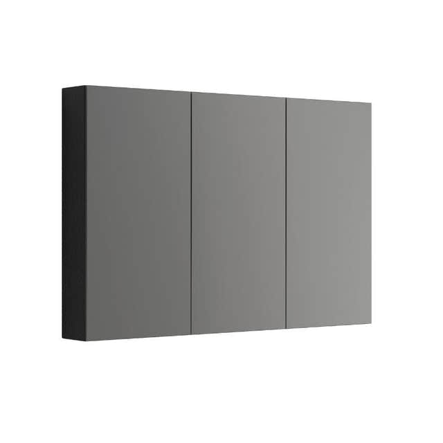 Dansani Calidris Primo Speilskap Eik noir / 120cm 3 dører Dansani Speilskap DA-S853-144