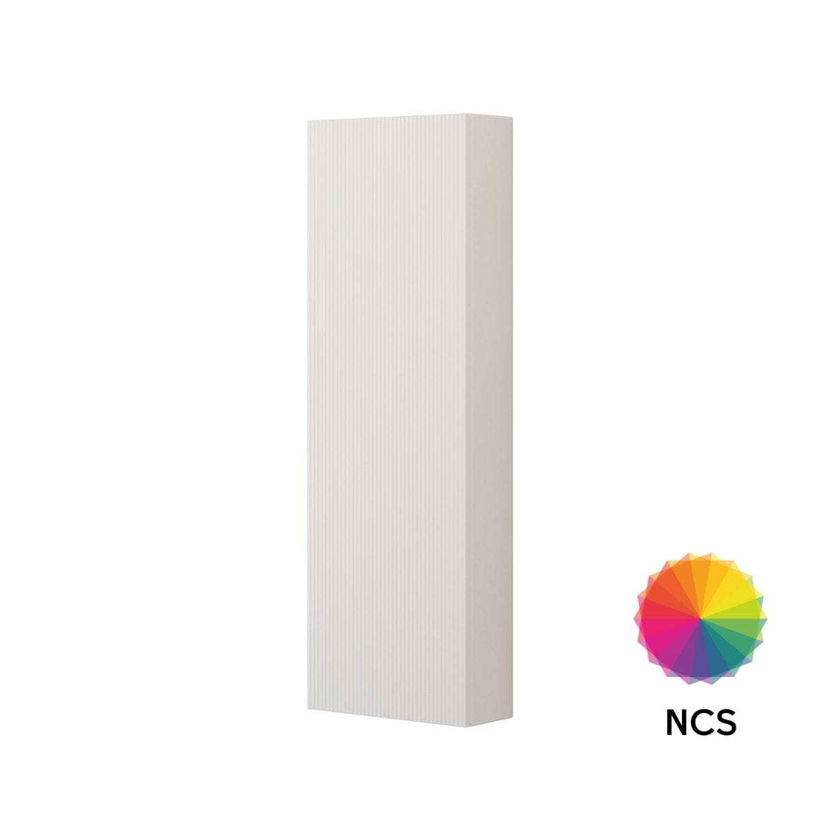Dansani CALIDRIS Rillet Høyskap 1 dør D16cm NCS farge / Venstre hengslet / 120cm Dansani Høyskap bad DA-C63-C299