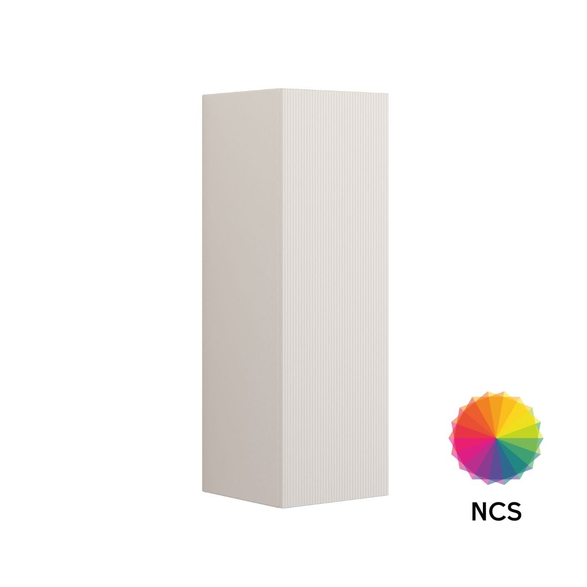 Dansani CALIDRIS Rillet Høyskap 1 dør D40cm NCS farge / Høyre hengslet / 120cm Dansani Høyskap bad DA-C64-C199
