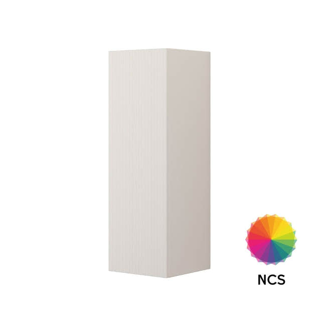 Dansani CALIDRIS Rillet Høyskap 1 dør D40cm NCS farge / Venstre hengslet / 120cm Dansani Høyskap bad DA-C64-C299