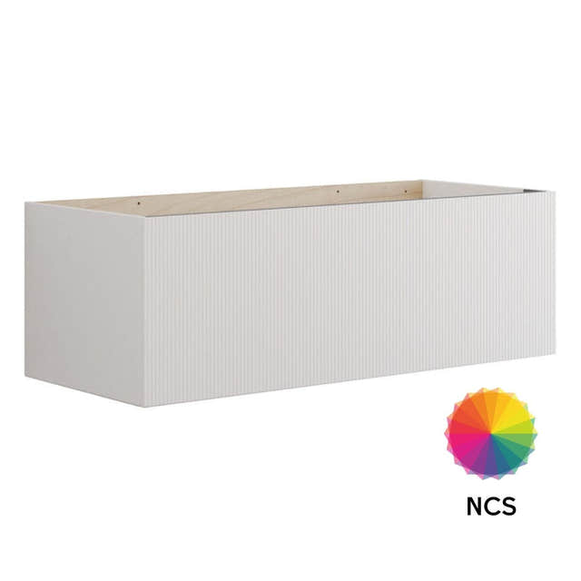 Dansani Calidris Rillet Servantskap 1 skuff D50cm NCS farge / 120cm dobbel Dansani Servantskap DA-C20-C099