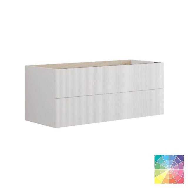 Dansani Calidris Rillet Servantskap 2 skuff D40cm NCS farge / 100cm Dansani Servantskap DA-C08-C099